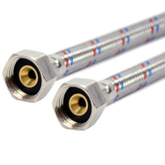 Wężyk w oplocie stalowym 1/2x1/2 cala x 40 cm