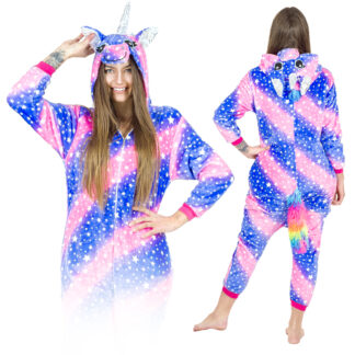 Kostium Onesie violet-pink unicorn - S