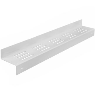 SZARA PÓŁKA ŁAZIENKOWA POD PRYSZNIC WISZĄCA DO ŁAZIENKI REGAŁ NA KOSMETYKI