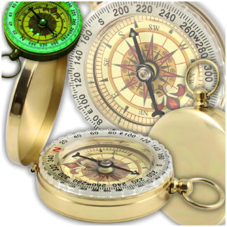 Kompas kieszonkowy busola świecący w ciemności