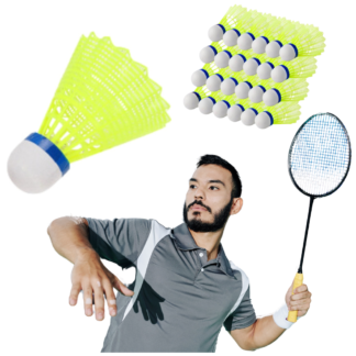 Badmintonové Míčky Nylonové Žluté 24ks