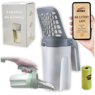 Špachtle na stelivo + 30 sáčků - Pohodlné čištění toalety