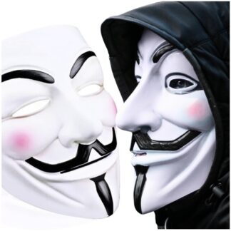 Maska Halloween ANONYMOUS V jako Vendeta, dekorace