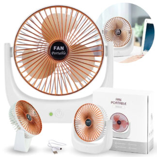 Mini Stolní Ventilátor USB Měděný