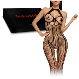 Erotický overal s otvorem - Sexy síťka
