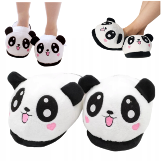Pantofle plyšové panda dámské pánské 36-41