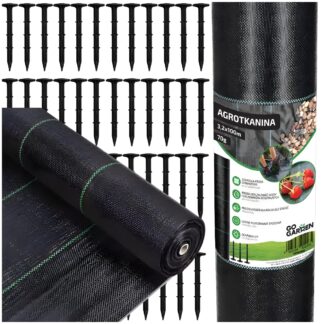 Agrotkanina proti plevelům mulčování 3,2*100m 70g + kolíky