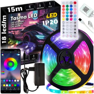 LED pásek 15m 270 LED s dálkovým ovládáním a Bluetooth