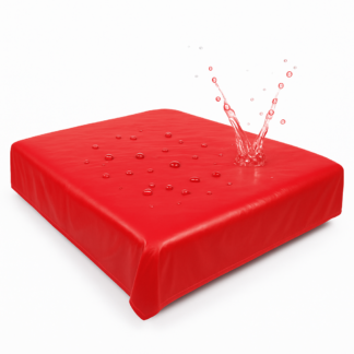 Vinylové erotické prostěradlo BDSM voděodolné hry 200x215 červené