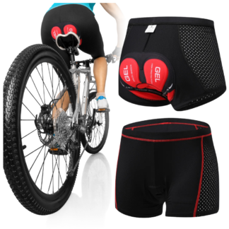 Cyklistické kraťasy s gelovou vložkou pánské MTB pro jízdu na koni XL