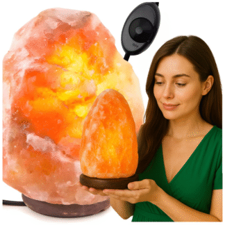 Solná lampa 5-7 kg přírodní ionizátor čistič vzduchu himálajská sůl