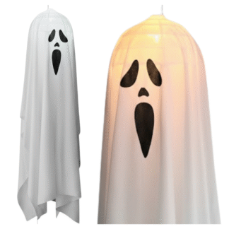 Halloween dekorace svítící duch 85 cm