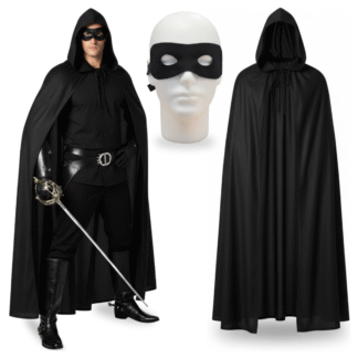 Zorro kostým plášť a maska