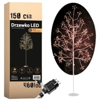 Světelný strom 480 LED 150cm teplá bílá